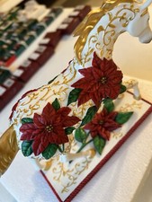 Trail Of Painted Ponies Poinsettia Pony NIB 12257 2007 Artist Maria Ryan