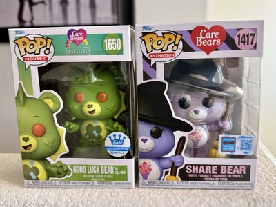 Funko Pop! Care Bears - Good Luck Bear Funko Exclusive & Share Bear NYCC2024 Con