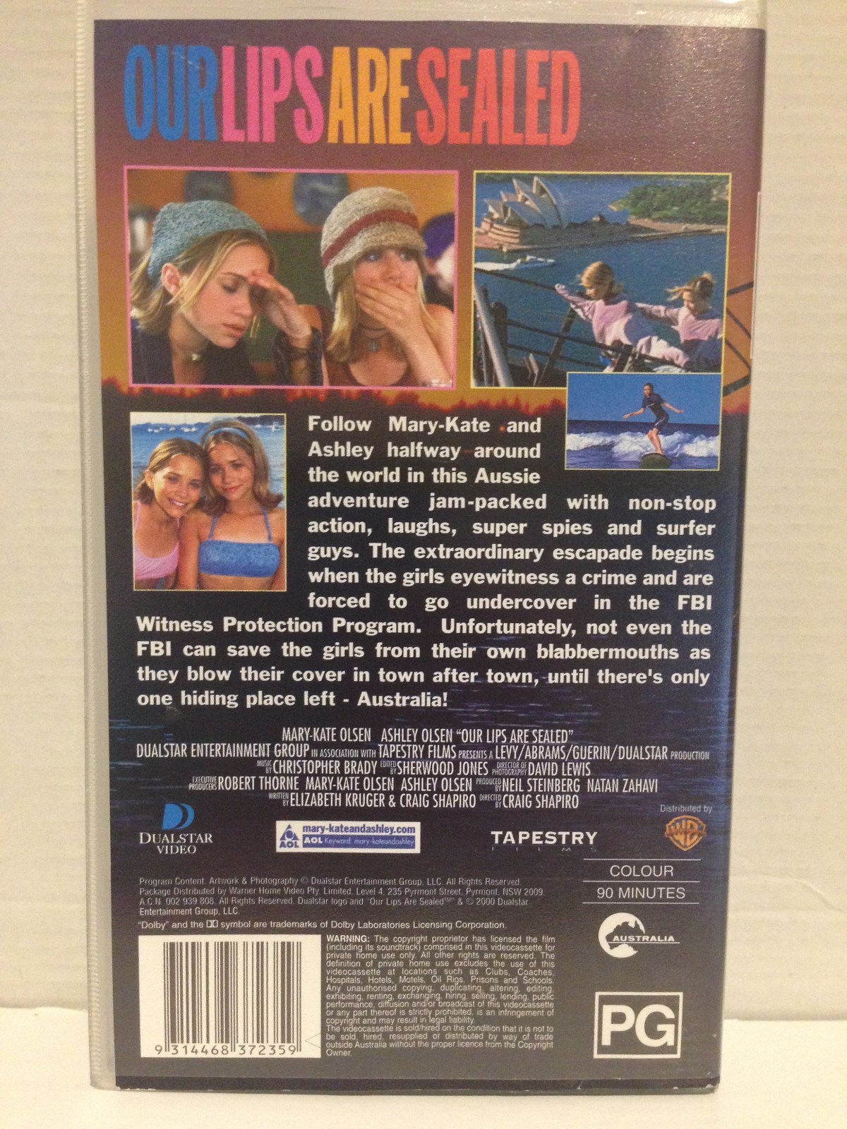 OUR LIPS ARE SEALED MARYKATE & ASHLEY OLSEN VHS VIDEO eBay