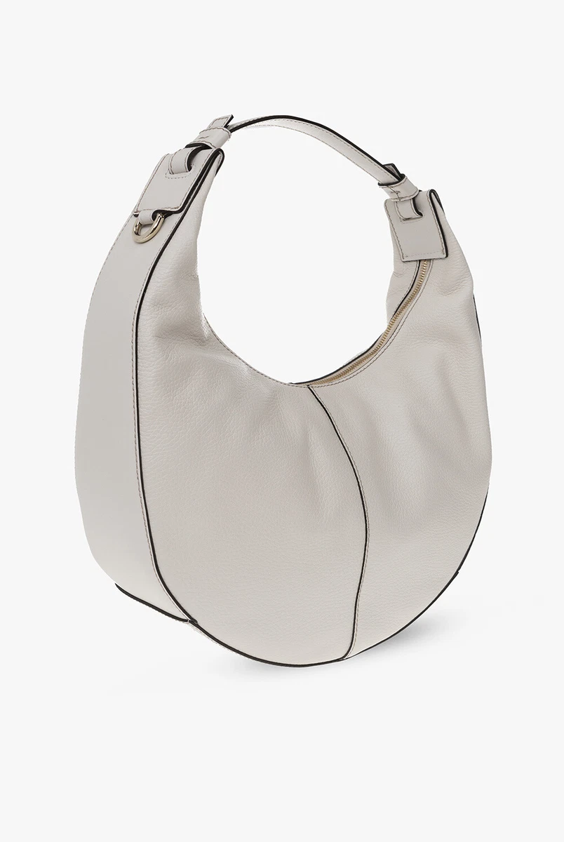 Furla Furla Women Miastella S Hobo Style Shoulder Leather Bag Marshallow OS