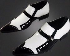 O.G Chelsy - Top Unusual Italian Designer Slipper White/Black 39