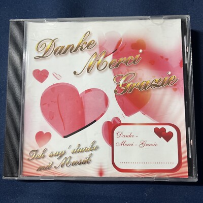 Danke Merci Grazie Ich Sag Danke mit Musik - CD Sampler - Zustand Sehr Gut @253