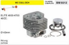 247934 CILINDRO E PISTONE DECESPUGLIATORE McCULLOCH ELITE 4600 4700 Ø 46 mm