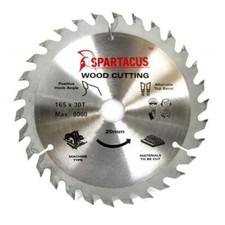 Image of Spartacus Wood Cutting Saw Blade 165 mm x 30 Teeth x 20mm Skil 140 1854