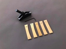 Fret press caul plus 5 inserts Brass