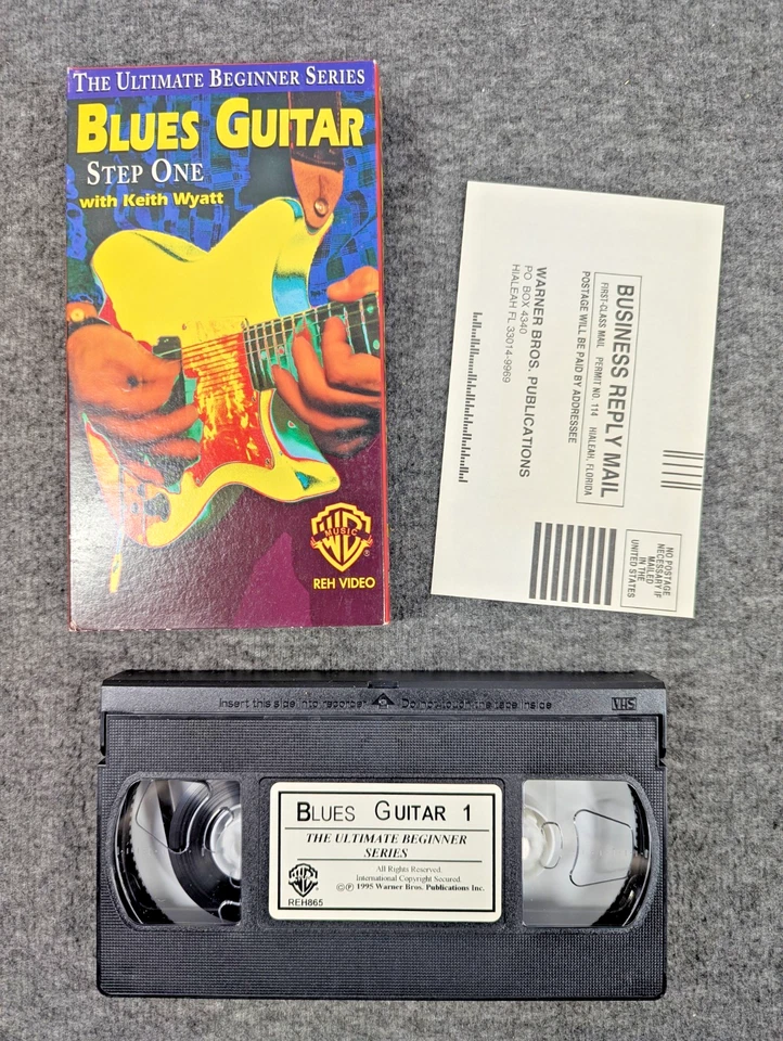VTG Blues Guitar Step 1 & 2 VHS Tapes by Keith Wyatt, Ultimate Beginner Series - Image 4 of 4