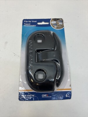 Dock Edge Flip-Up Dock Cleat 6'' Black #2606B-F