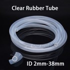 Silikonschlauch Klarer weich Schlauch Durchsichtiges Rohr für Kraftstoff Wasser
