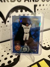 2023 topps chrome sapphire edition image variation kolten wong Sp Mariners