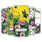 OFFICIAL FRIDA KAHLO PURPLE FLORALS HARD BACK CASE FOR LG PHONES 2