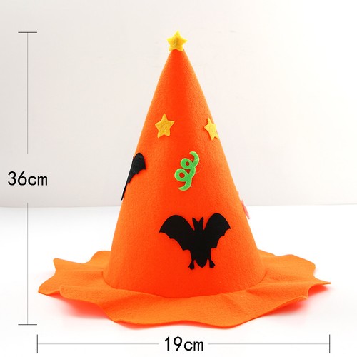 Halloween-Cap-non-woven-children-039-s-hats-show-pumpkin-hat-headdress-TSU