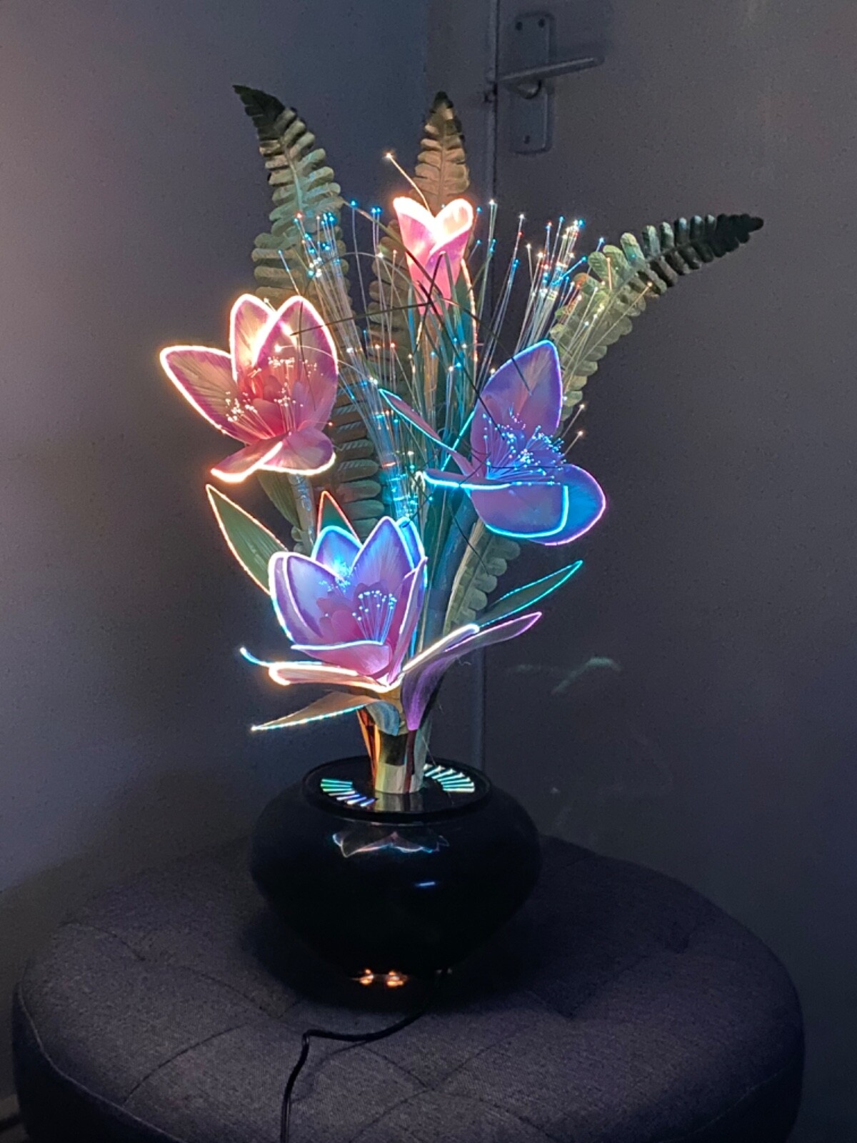 Vintage Premier Fibre Optic Flower Lamp ColourChanging Boxed 1990s eBay