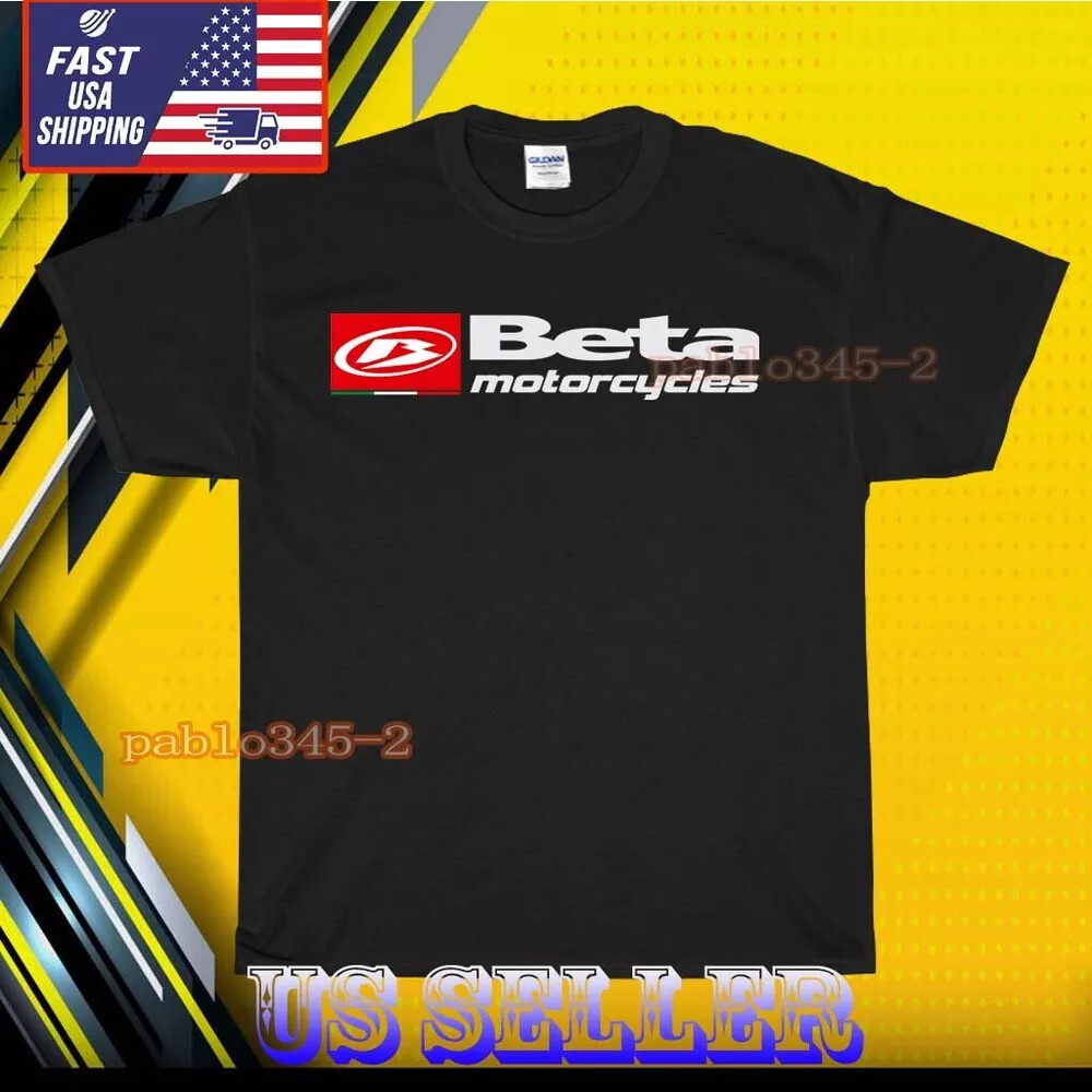 NEW SHIRT BETA MOTORCYCLES LOGO T-SHIRT UNISEX FUNNY AMERICAN USA SIZE S-5XL