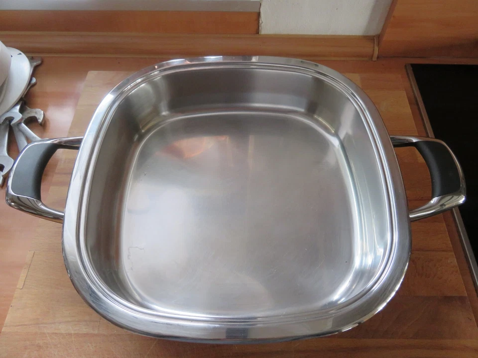 AMC Arondo Topf, Kochtopf, Topf quadratisch, Deckel Visiotherm, 32 cm, 4,5 ltr. - Bild 2 von 3