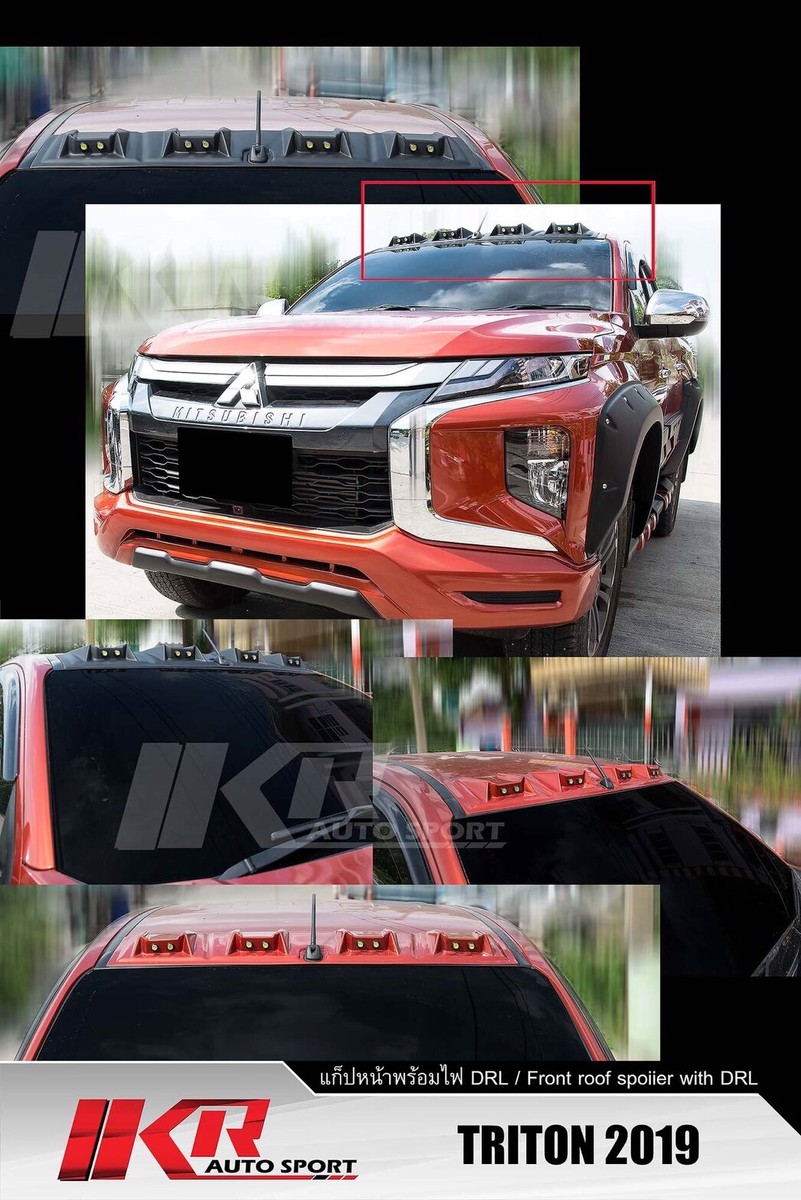 Spoiler (becquet) Pour Hard Top Mitsubishi L200 - Couleur U17, Dimensions 109cm X 16cm, Neuf OEM