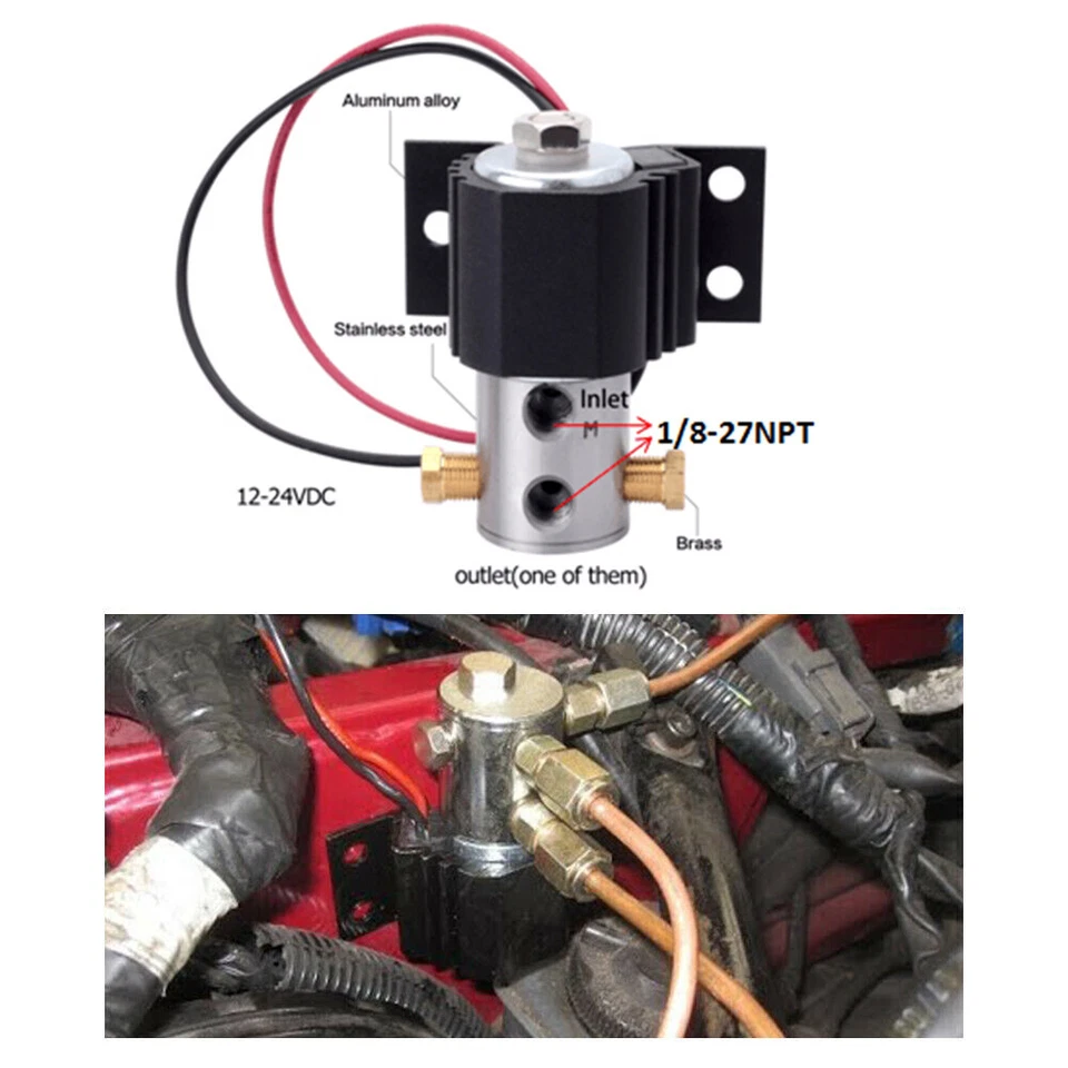Roll Control Line Lock Hill Holder Set Install Assembly Brake Line & Fitting Kit Foto 2 de 4