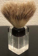 Baja Shaving Brush - Set in Rubber Imported Pure Badger Sterilized
