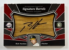 2004 Upper Deck #SS-RH Rich Harden Signature Bat Barrels Auto AR48-01
