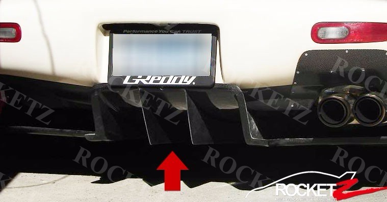 Mazda RX7 FD3S Middle Air Diverter for RE Amemiya Style Rear