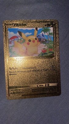 Golden Pikachu hp70, card 70/75, ultra rare | eBay