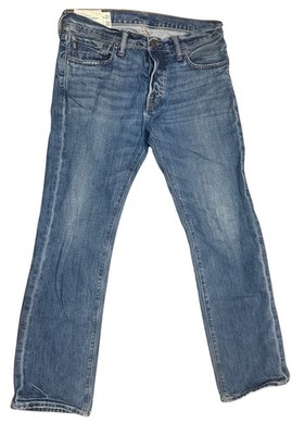 Vintage Abercrombie & Fitch Jeans Mens 30x31 Remsen Slim Straight Distressed Y2K