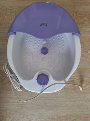 fußsprudelbad mit massage von AFK, Model FSB-1.3, Weiß/ Lila