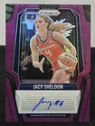 Jacy Sheldon 2025 Panini Prizm WNBA #SG-JS Signatures Prizms Purple Auto /49