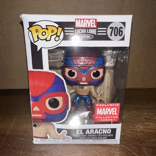 Funko POP! Marvel Comics Lucha Libre 706 / El Aracno / Marvel Collector Corps