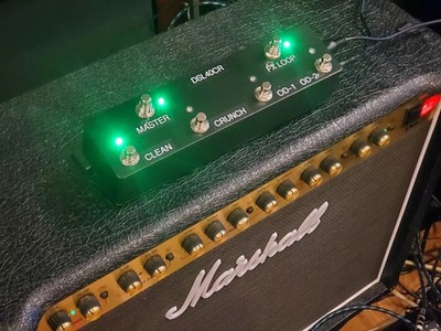 Custom 6-Way MIDI Footswitch For Marshall DSL40CR DSL100HR - PEDL-91016-Style