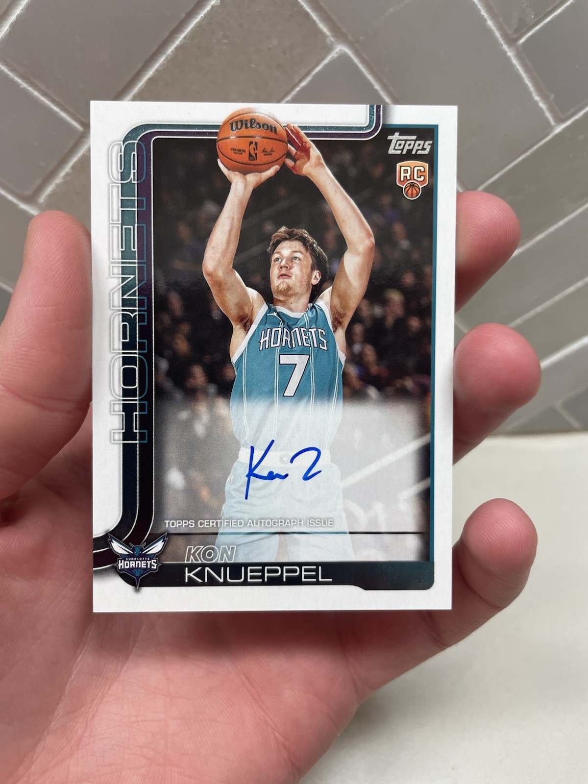 RC】コン・カニップル 直筆サイン Topps flagship Auto Kon - Knueppel 