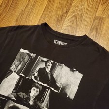 Scarface Movie Shirt Adult Large Black Al Pacino Tony Montana Streetwear Hip Hop