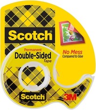 Double Sided Tape with Tape Dispenser, Office and School Supplies