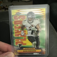 Topps Chrome - Power Players Bijan Robinson #PP-11 Atlanta Falcons NFL