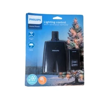 NEW PHILIPS LIGHT CONTROL WIRE REMOTE WEATHER RESISTANT OUTDOOR OUTLETS 