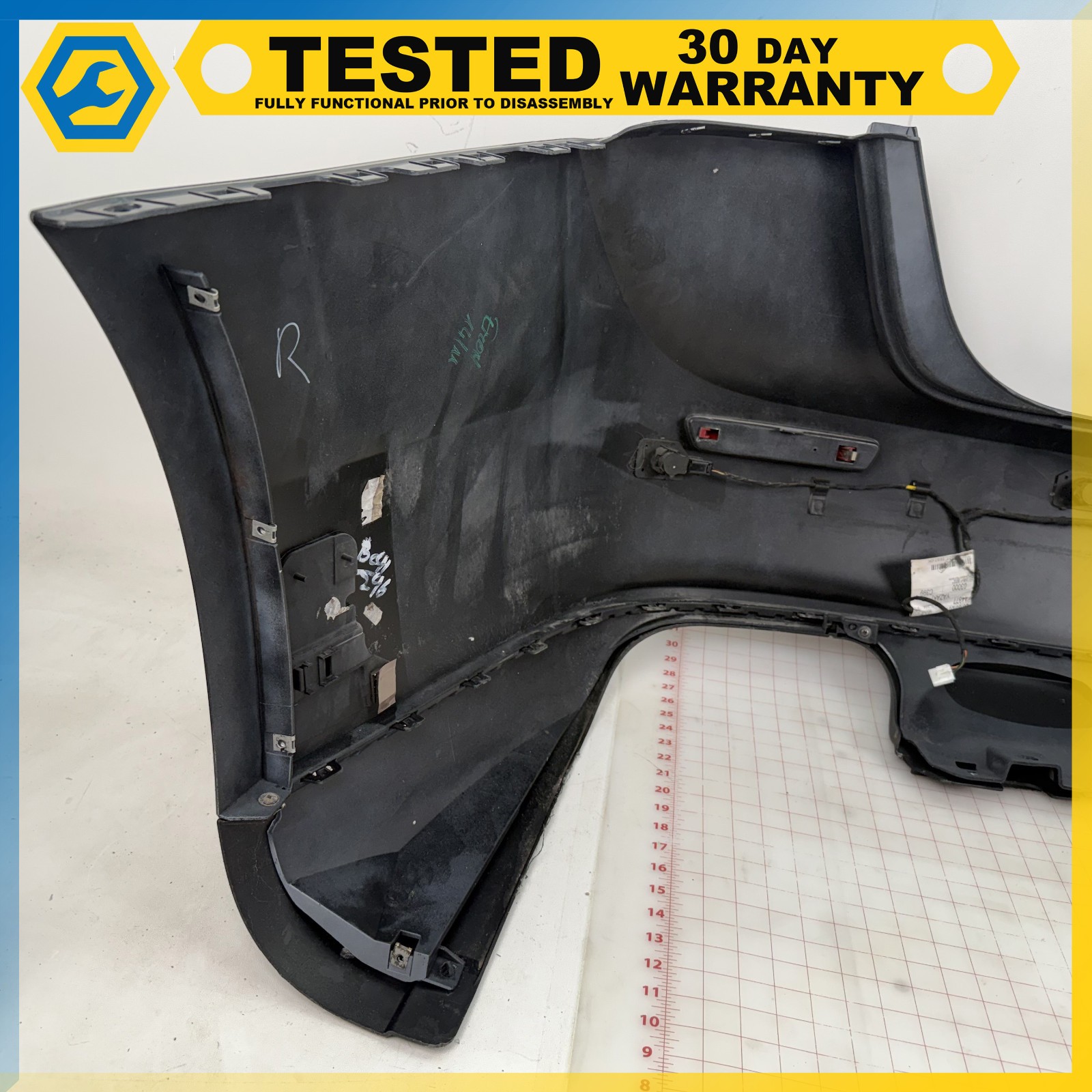 14-16 MASERATI GHIBLI REAR BUMPER COVER Black OEM