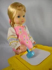 Vintage SKETCHY Doll by Mattel, Mint Doll w/ Drawing Desk & Box (A10)