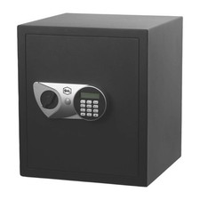 Safe Box Electronic Combination Steel 39.5L Black 3-8 Digit Code Home Office