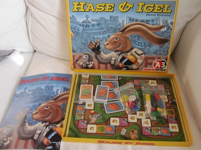 Rabbit and Hedgehog Board Game Abacus Games Multilingual Hare & Tortoise NEW