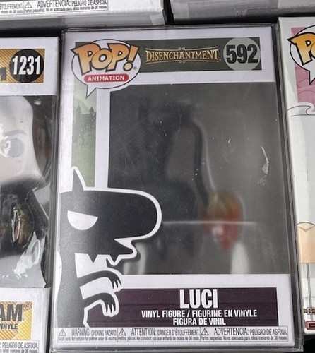 Luci #592 Disenchantment Funko Pop New VAULTED Animation With Protector