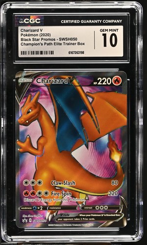 Charizard V graded CGC 10 for sale on eBay