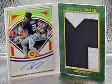 2025 Panini Boys Of Summer Bryce Rainer Booklet Patch Auto 6/10!!!