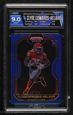 2020 Chronicles Prizm Black Blue 22/25 Clyde Edwards-Helaire HGA 9 MINT 0i8b