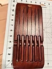 Vintage Case XX Steak Knife Set of 6 with Original Wooden Storage Block Tray USA