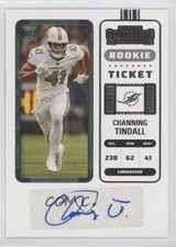 2022 Panini Contenders Rookie Ticket Channing Tindall #199 Auto 0s7