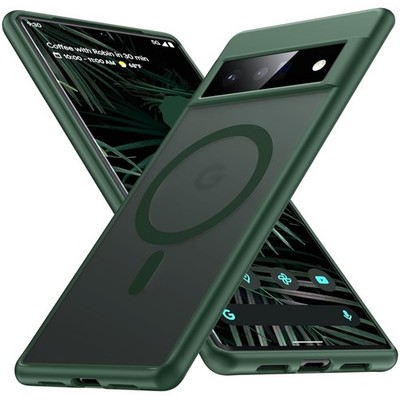 Pixel 6 Pro Hülle MagSafe Handyhülle stoßfest dünn grün