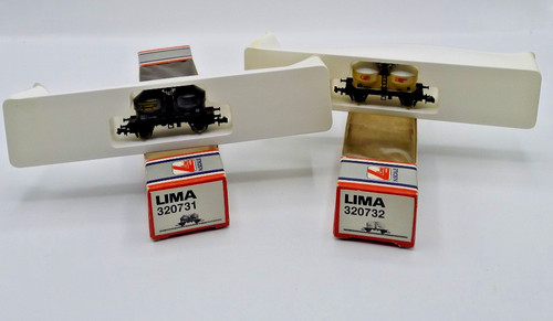 LIMA N 2 WAGONS DE MARCHANDISES SILOS SNCF RÉFÉRENCES 320731 + 320732  | Condition: Occasion