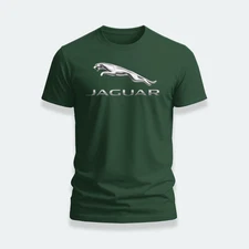 Jaguar Car Racing Automotive Logo funny T-Shirt Size S-5XL Made in USA