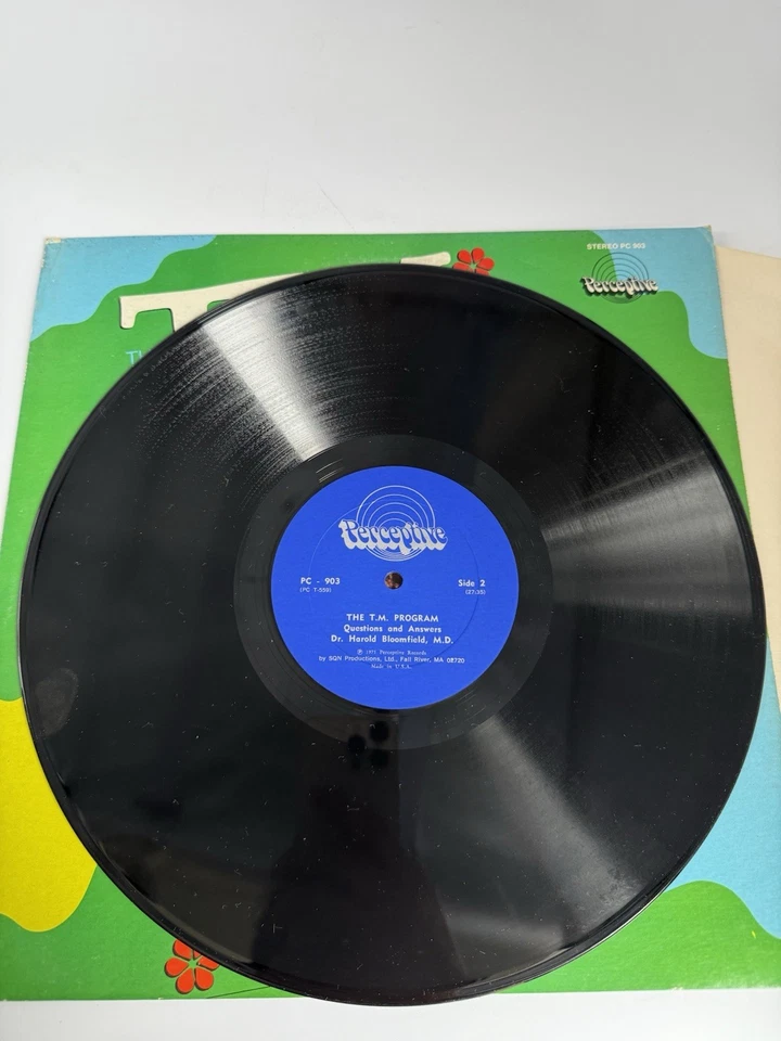 Dr. Harold H. Bloomfield, M.D., The TM Program, PC 903, 1975, Meditation, NM Foto 3 de 4