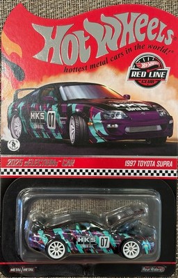 2025 Hot Wheels Redline Club Selections Car 1997 Toyota Supra