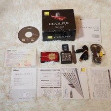 Nikon COOLPIX S640 Red Compact Digital Camera Tested Working Seller Japan